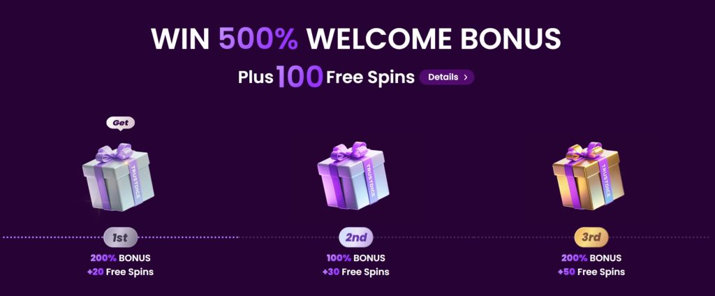 The 500% TrustDice welcome bonus for 2025 brings newcomers up to 3 BTC in playing cash and up to 100 FS
