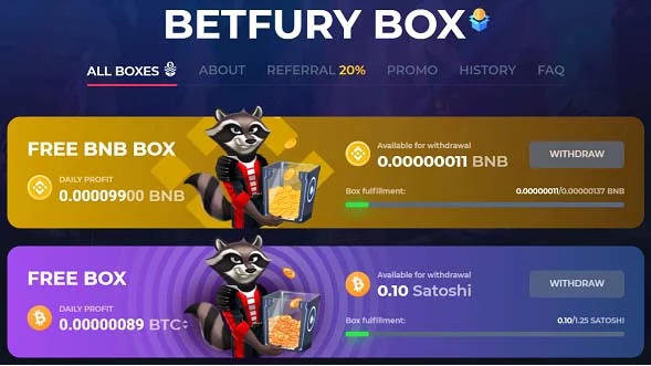 BetFury box