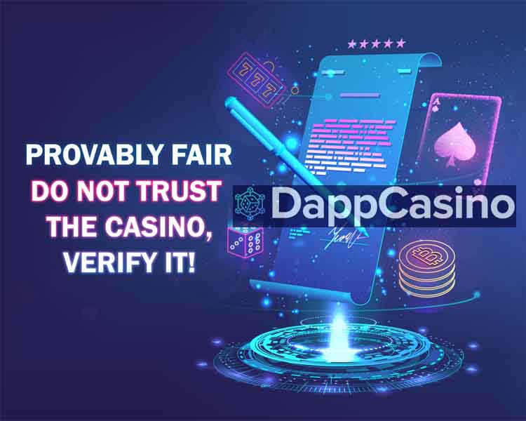 provably fair casinos - DappCasino.io