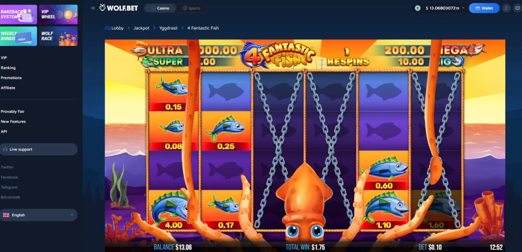 Fantastic Fish Slot Bonus