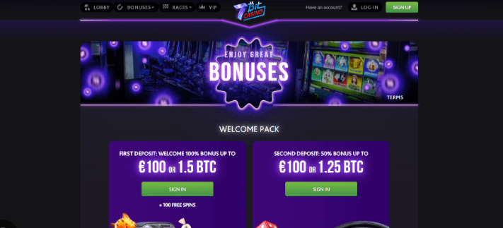 7BitCasino as one of the best Dogecoin casinos