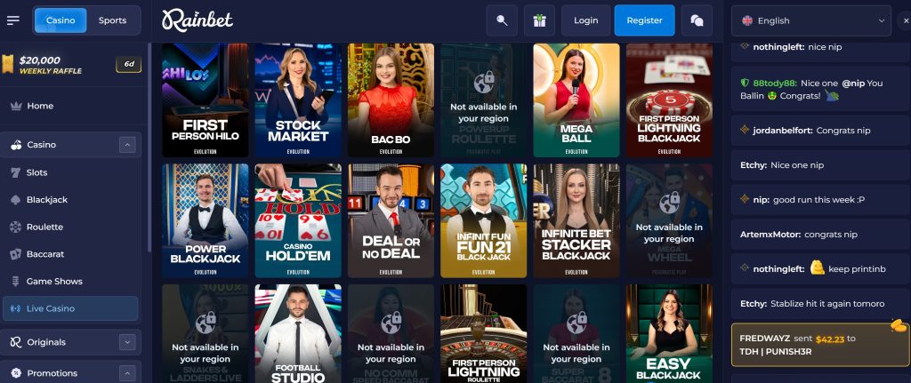 rainbet-casino-live-dealer-games